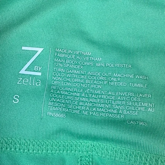 Z by Zella Mint Green High Rise Capri Leggings Size Small - Picture 3 of 3